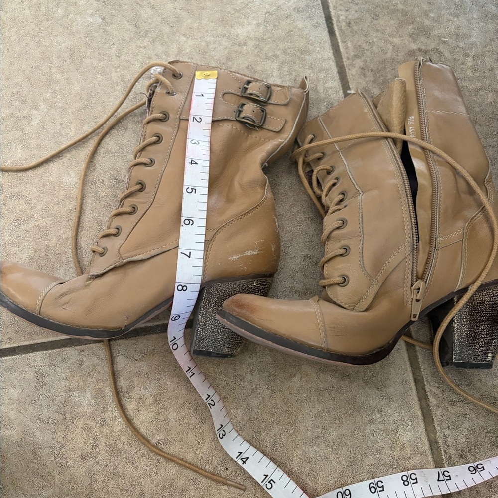 MIA Brand Boot. Stylish Tan Ankle Boots for Women
